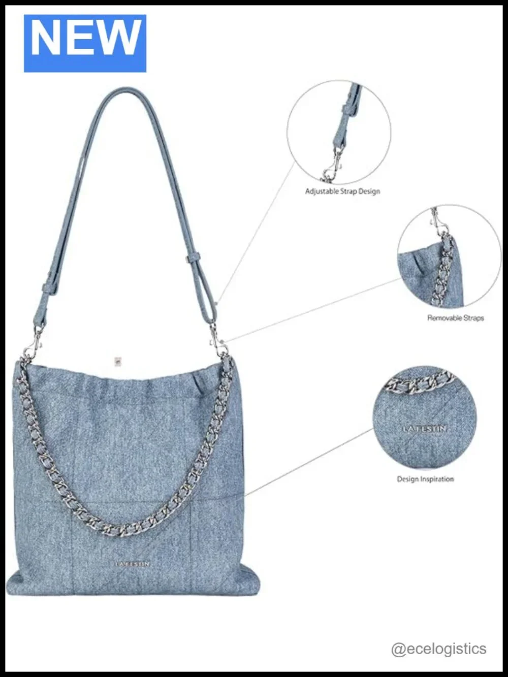Genuine Leather Hobo Tote Bag Women Trendy Shoulder Satchel Crossbody